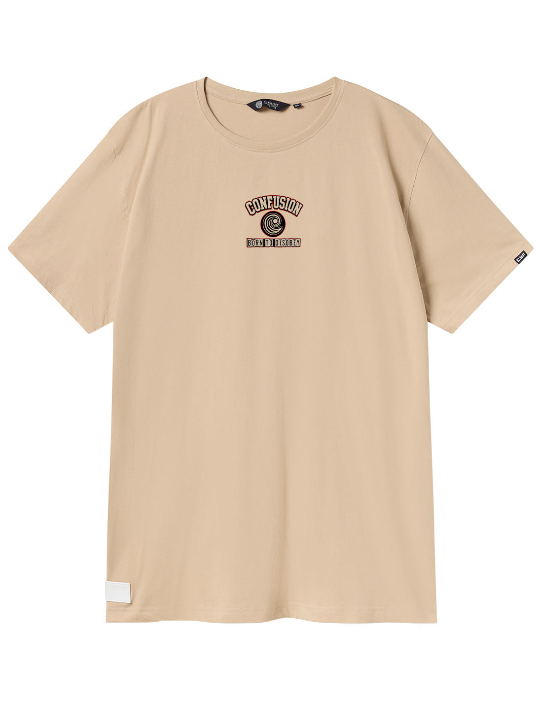 BORN TO DISOBEY CREAM TSHIRT
