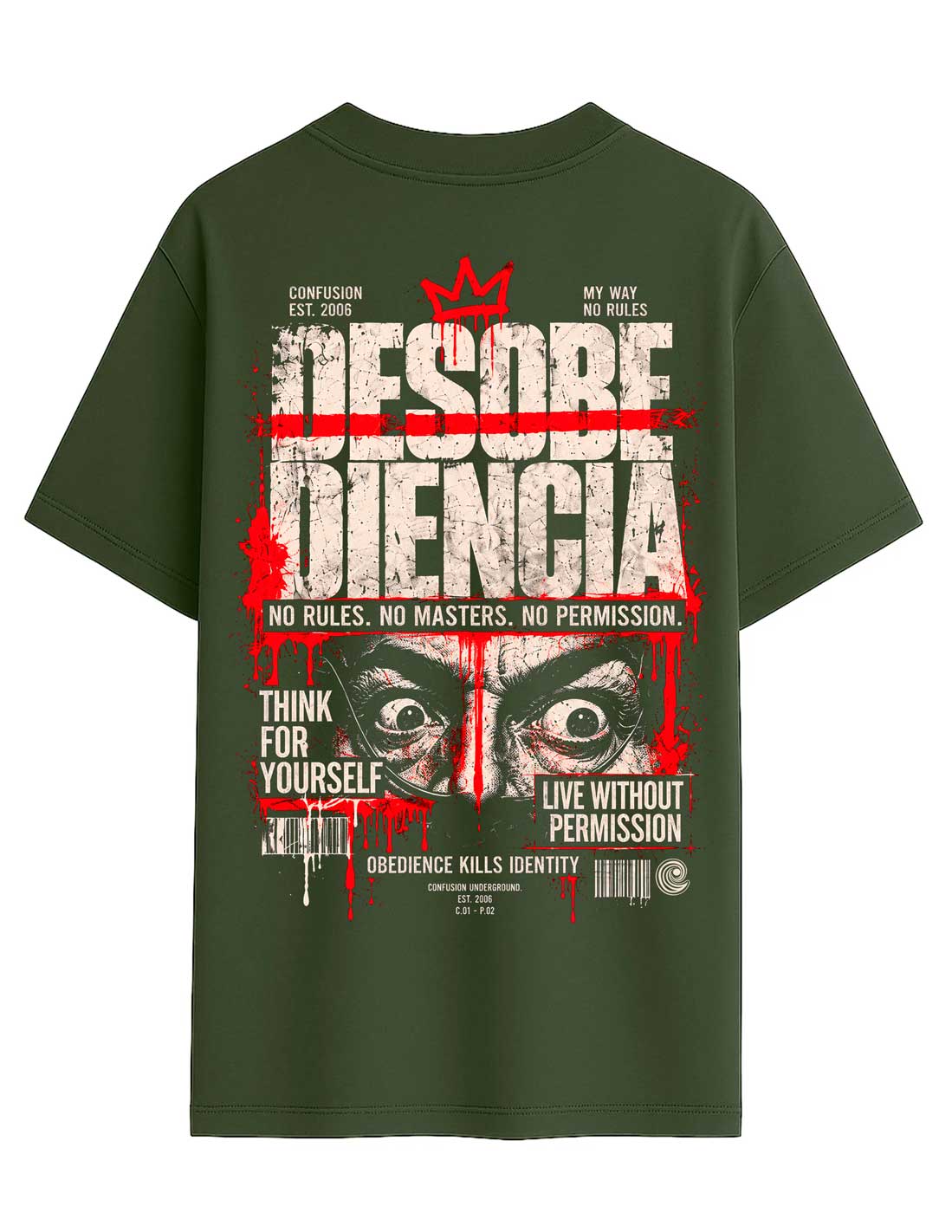 DESOBEDECE CYPRESS TEE OVERSIZE