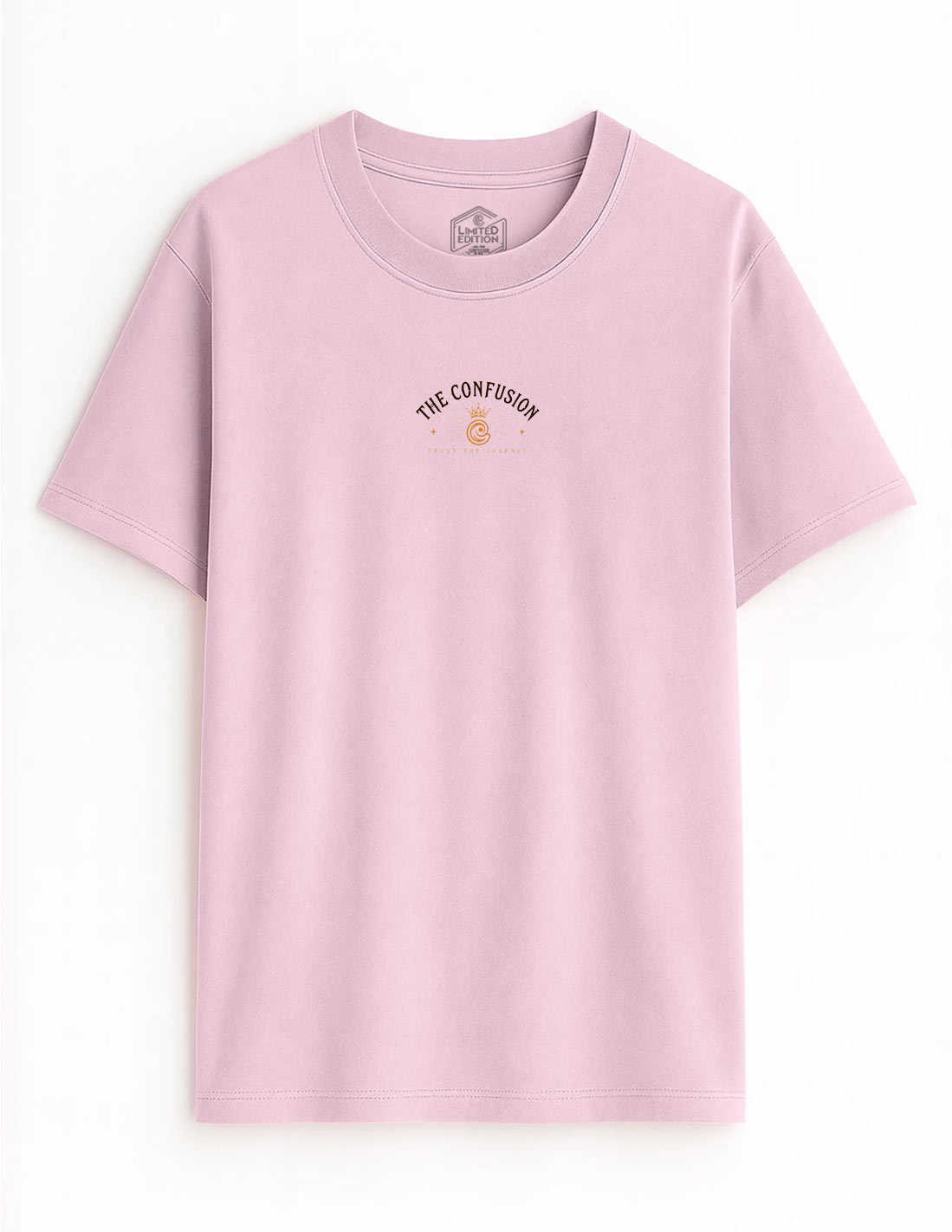 TRUST THE JOURNEY DAWN PINK TEE OVERSIZE LAVADO A LA PIEDRA