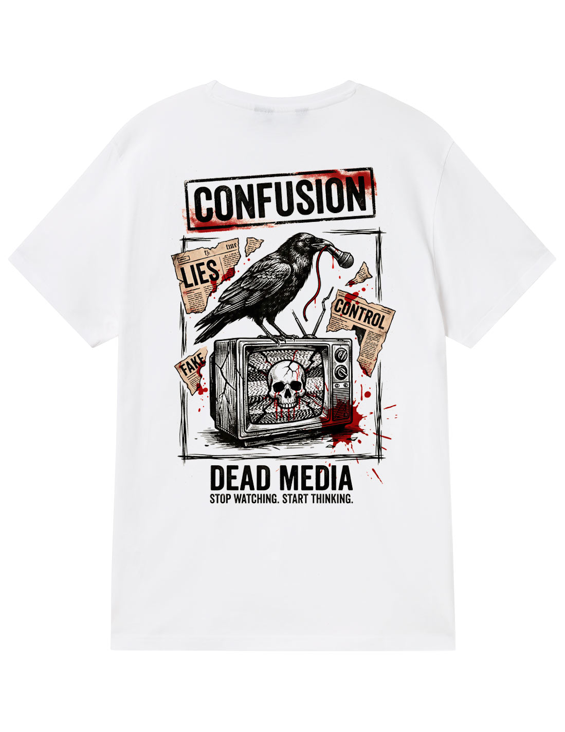 DEAD MEDIA WHITE TSHIRT