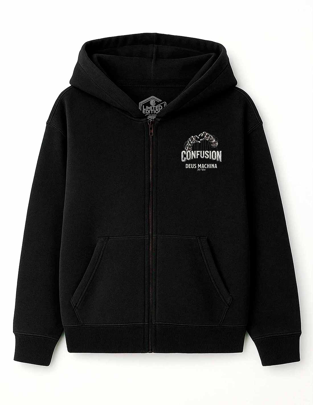 DEUS MACHINA BLACK ZIPPER