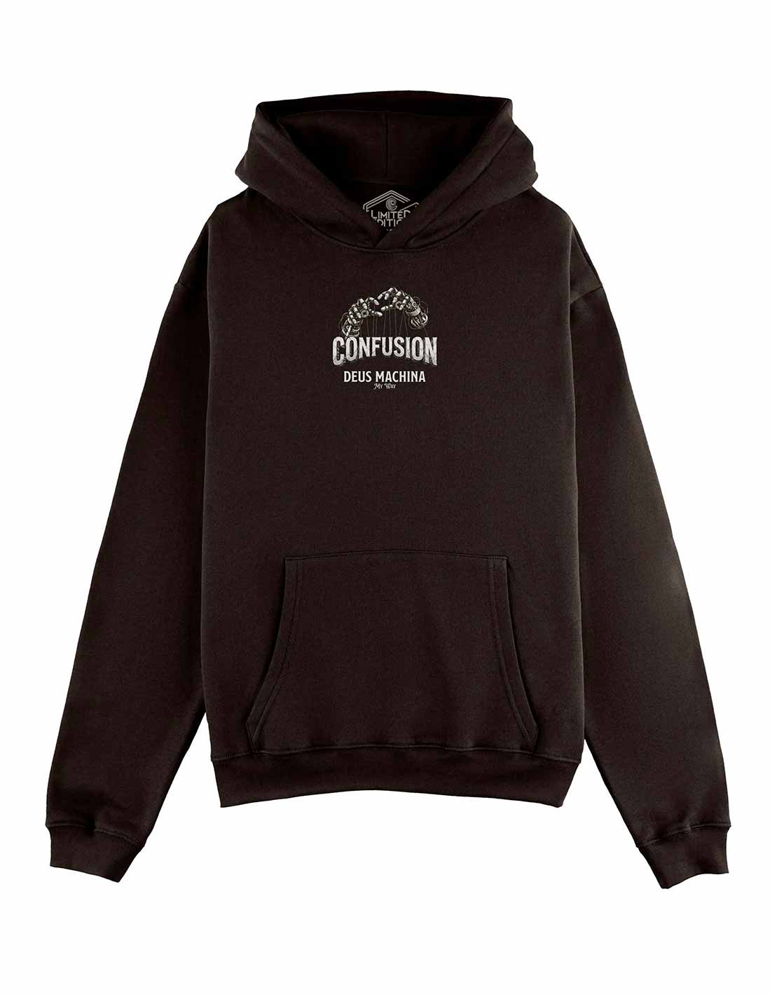 DEUS MACHINA BLACK COFFEE HOODIE OVERSIZE