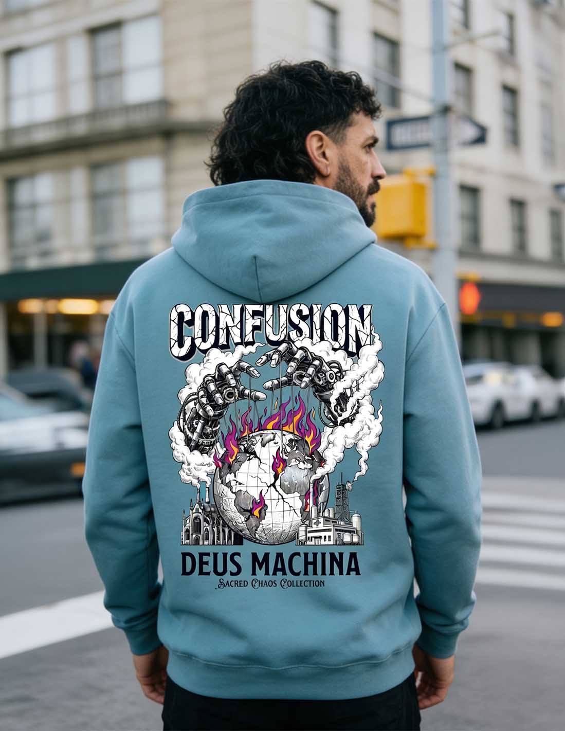 DEUS MACHINA CITADEL HOODIE OVERSIZE