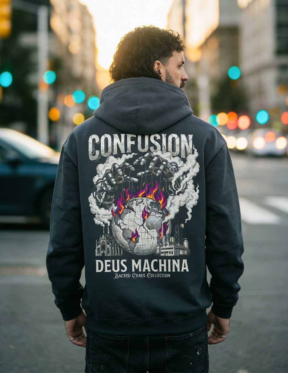 DEUS MACHINA EVONY HOODIE OVERSIZE