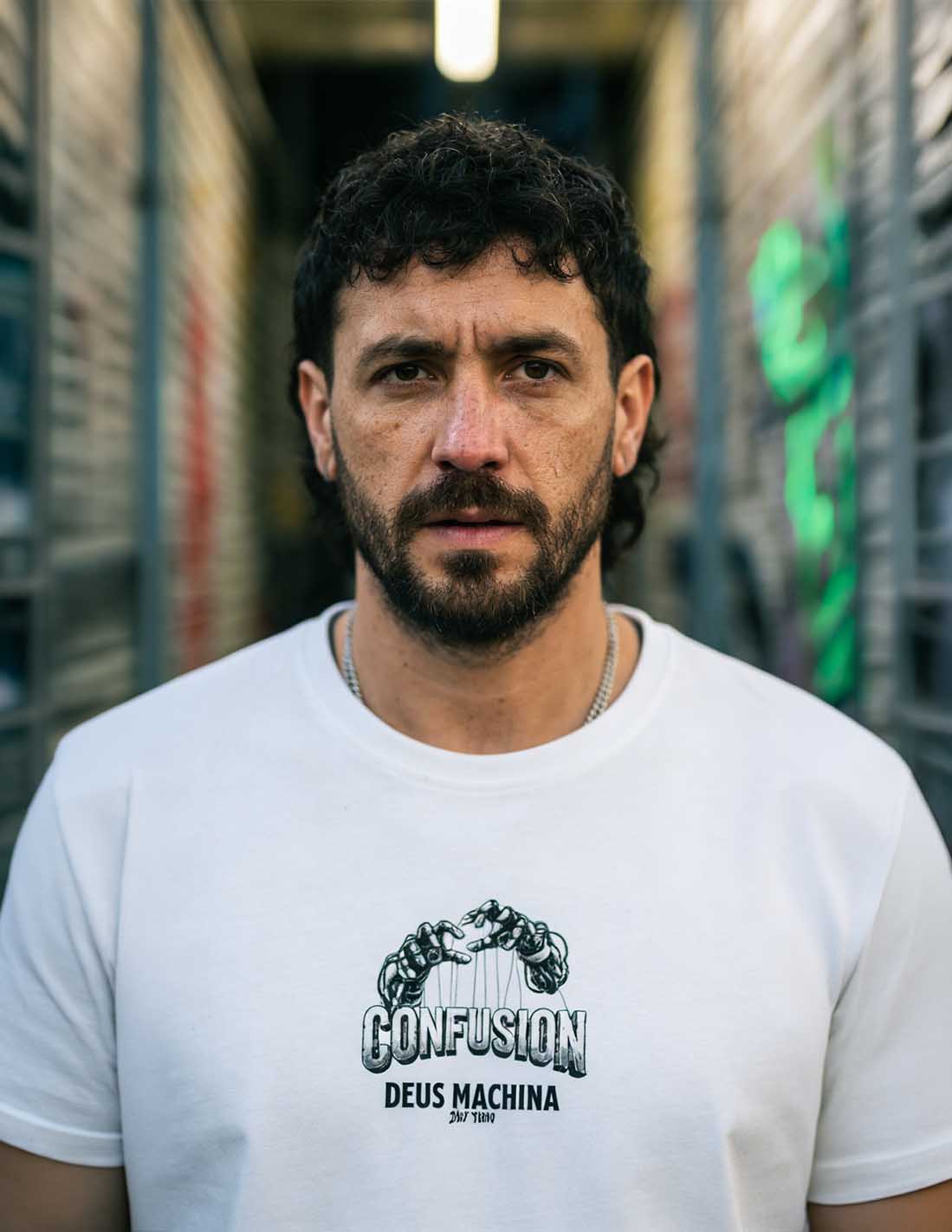 DEUS MACHINA WHITE TEE