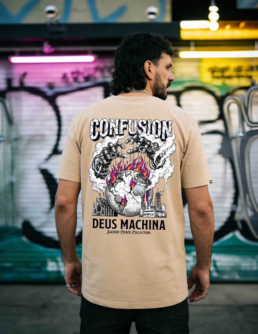 DEUS MACHINA CREAM TEE