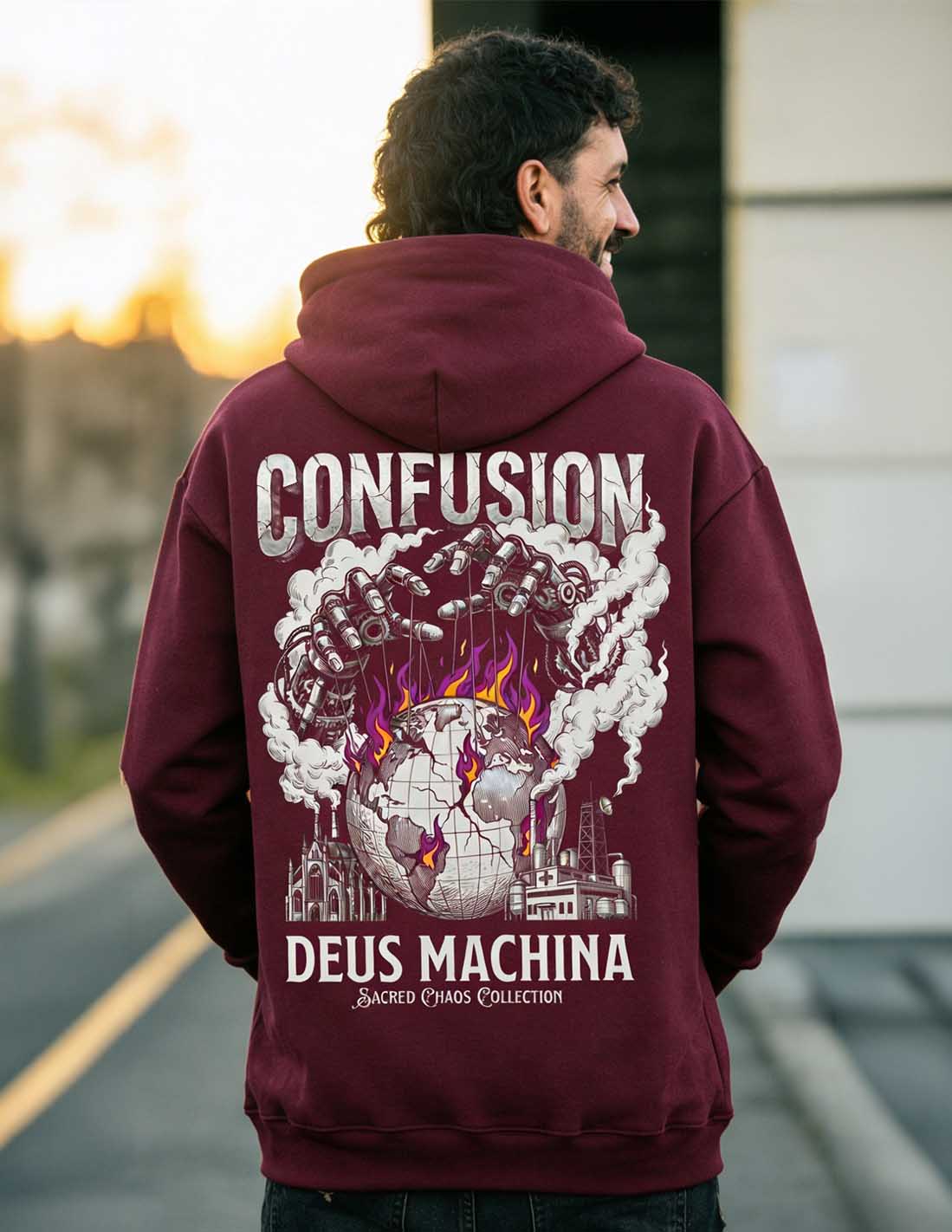 DEUS MACHINA BORDEU HOODIE OVERSIZE