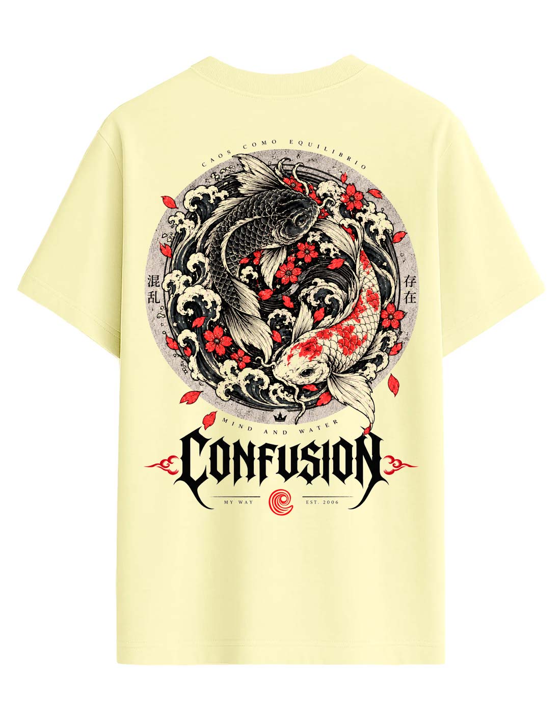 KOI DOUBLE CREAM TEE OVERSIZE