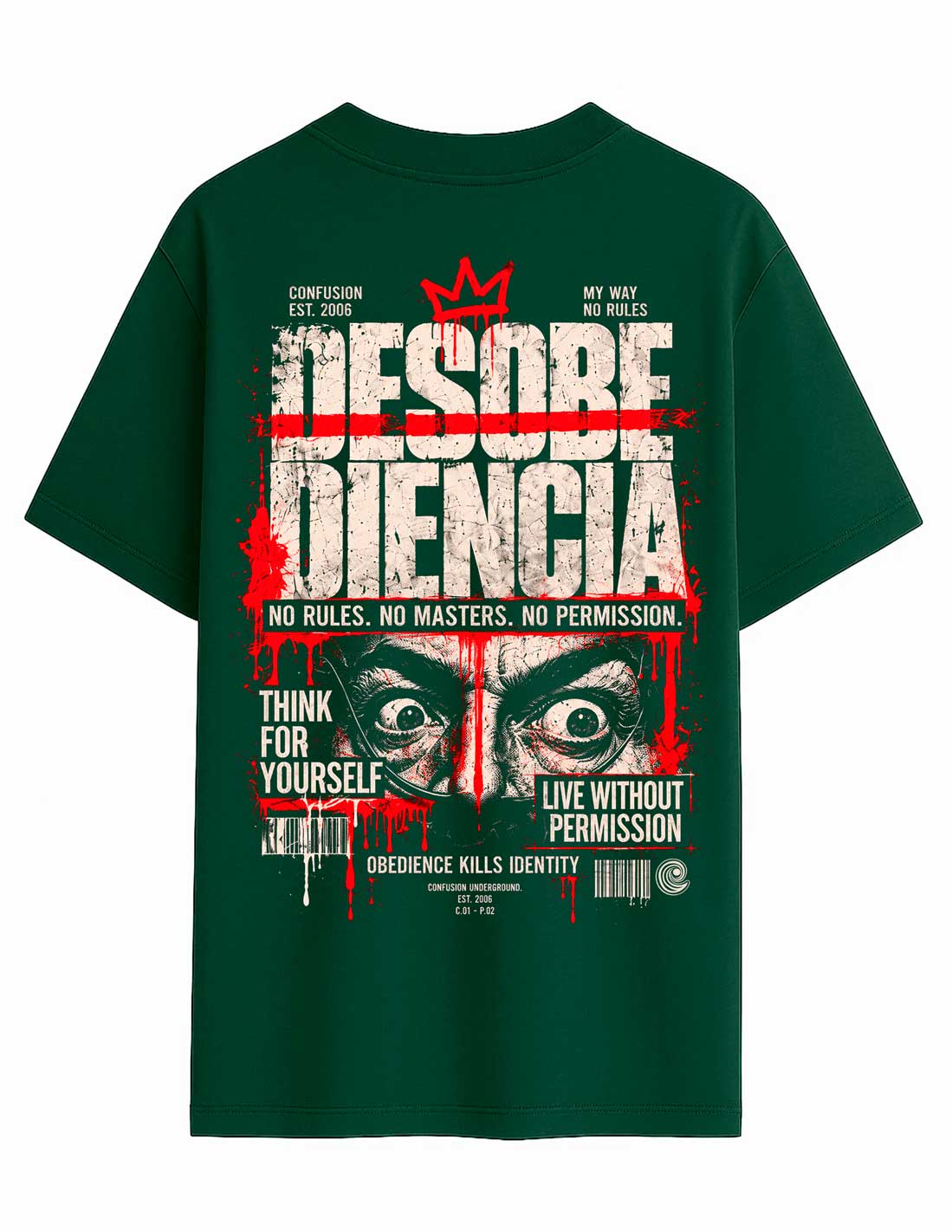 DESOBEDECE EDEN TEE OVERSIZE