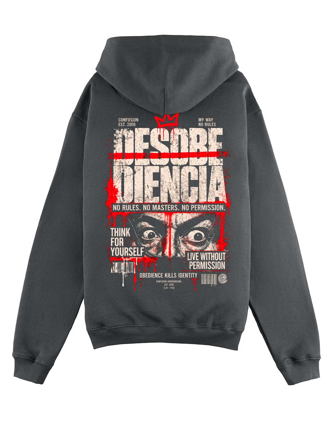 DESOBEDECE EVONY HOODIE OVERSIZE