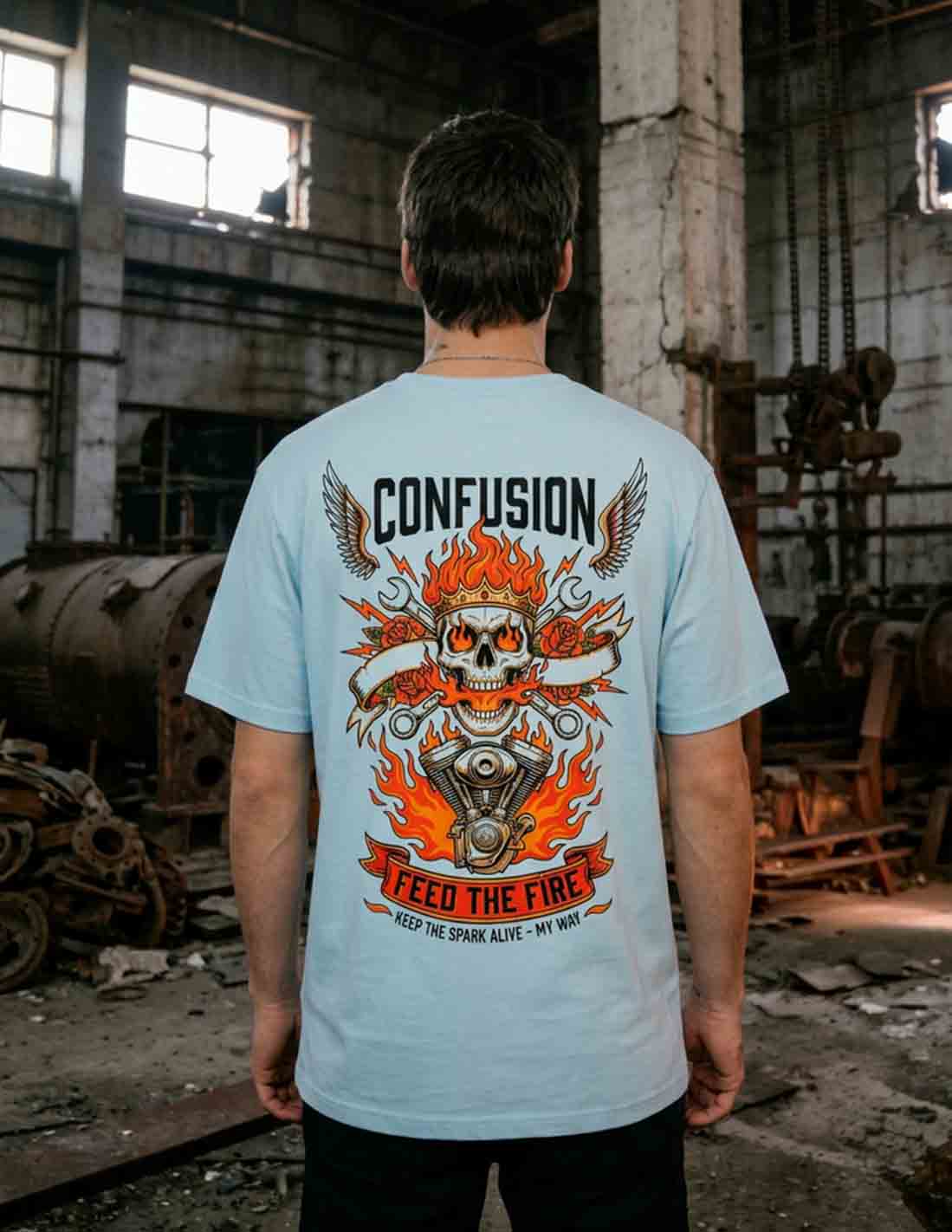 FEED THE FIRE TURKISH TEE