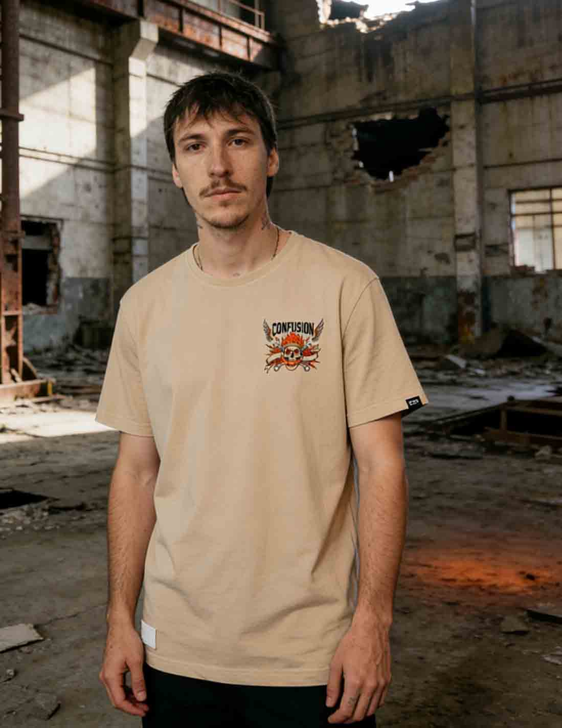FEED THE FIRE CREAM TEE