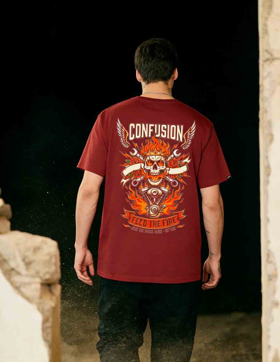 FEED THE FIRE TILE TEE