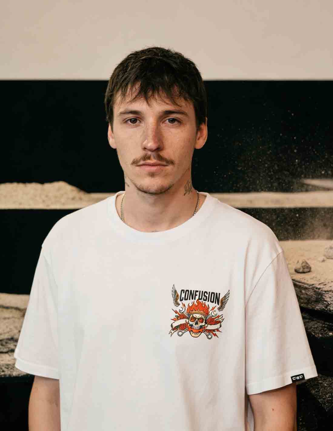 FEED THE FIRE WHITE TEE