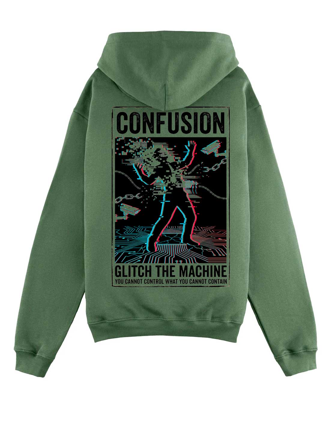 GLITCH THE MACHINE HOODIE PREVENTA
