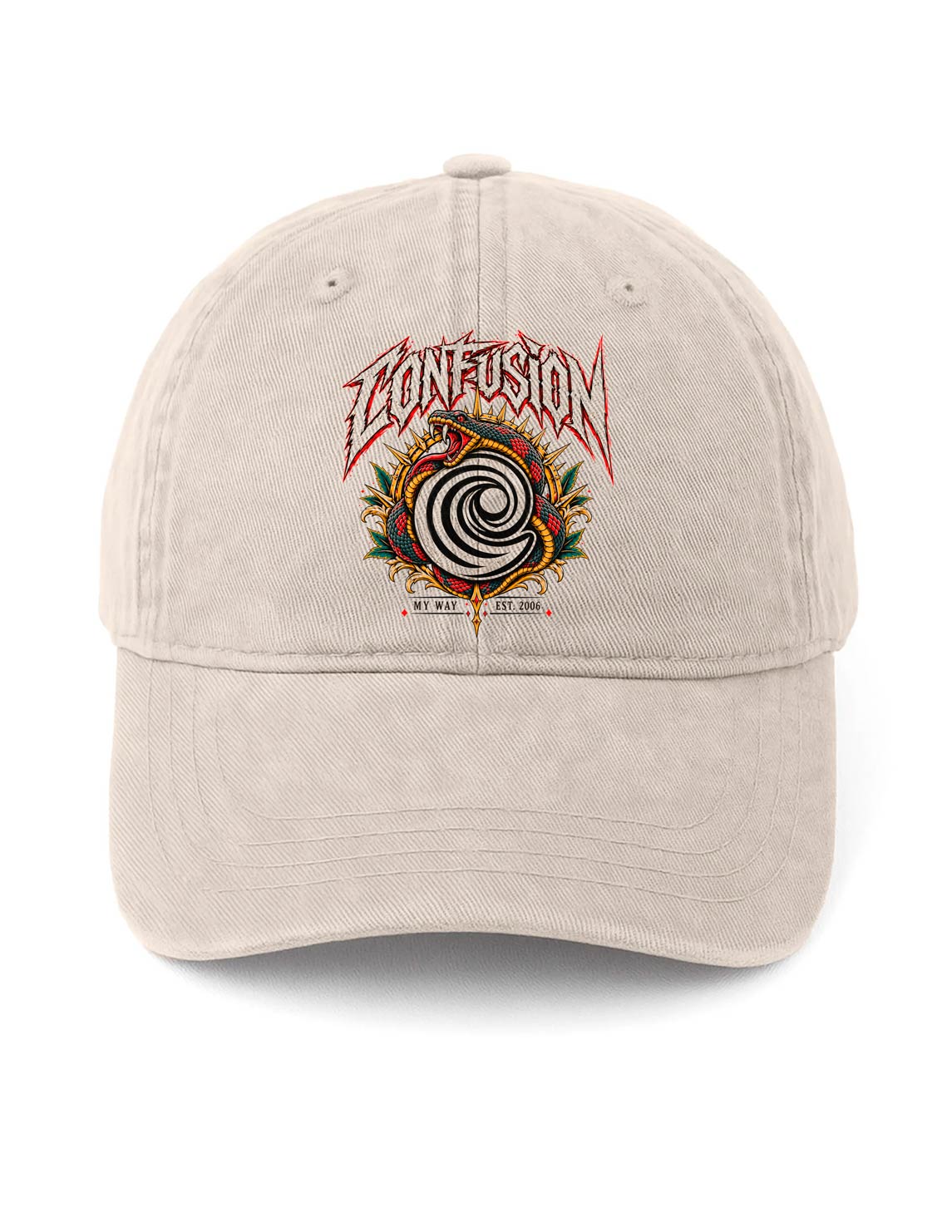 DEATH BEFORE OBEDIENCE STRING CAP STRAPBACK LAVADO A LA PIEDRA