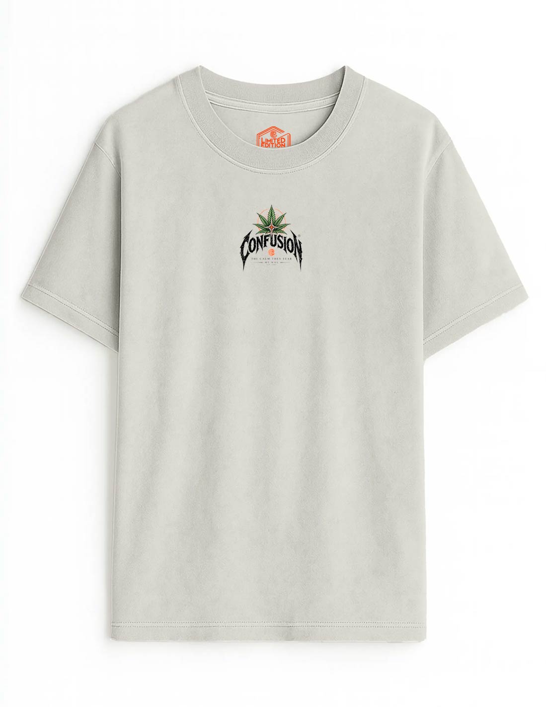 THE CALM GRAY VIOLET TEE OVERSIZE LAVADO A LA PIEDRA