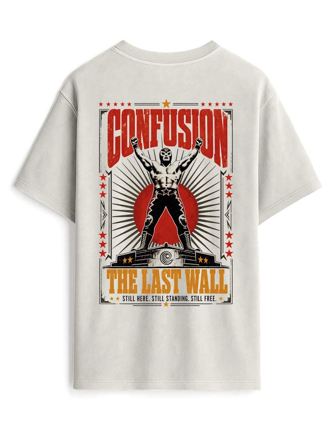 THE LAST WALL TEE COCOMILK OVERSIZE HARD LAVADO PIEDRA
