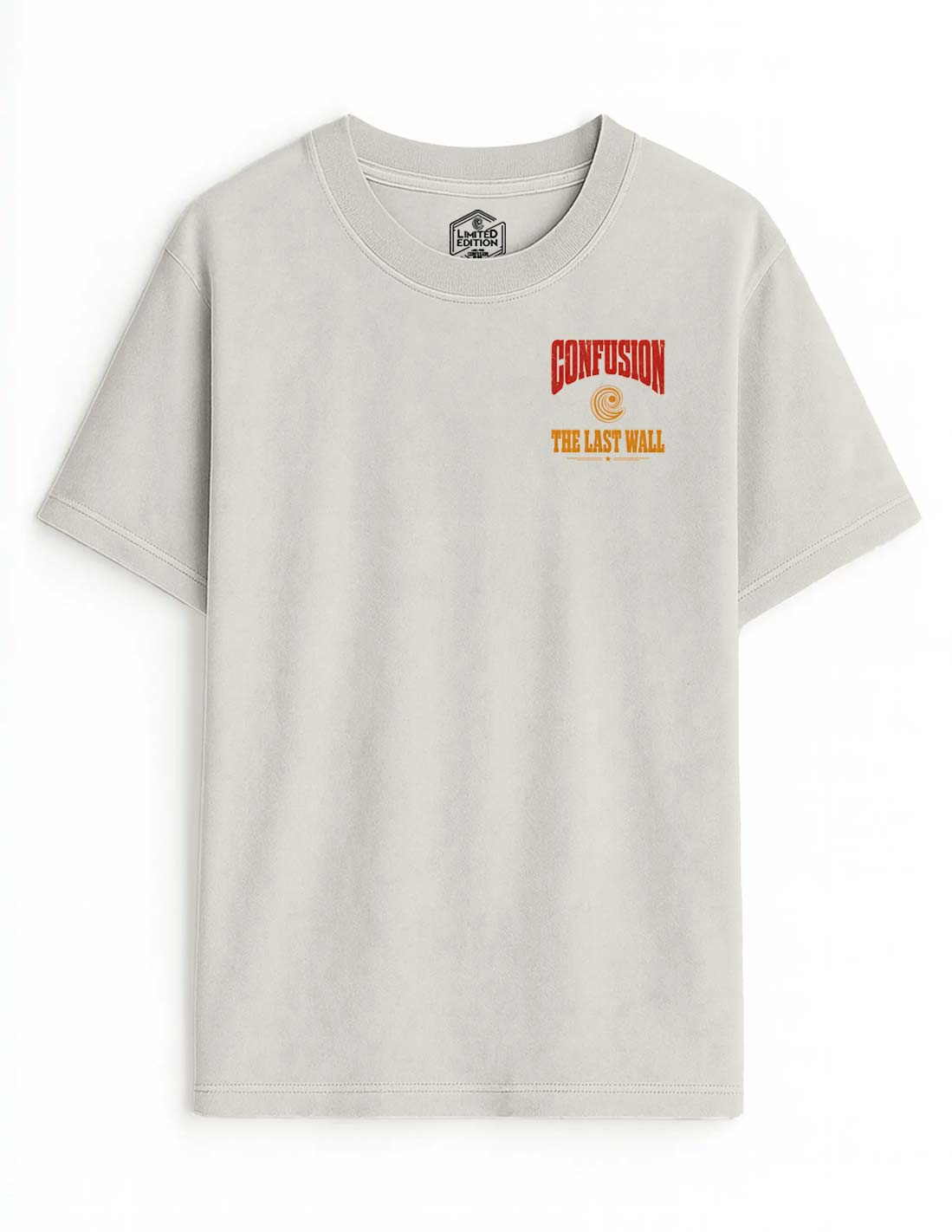 THE LAST WALL TEE COCOMILK OVERSIZE HARD LAVADO PIEDRA
