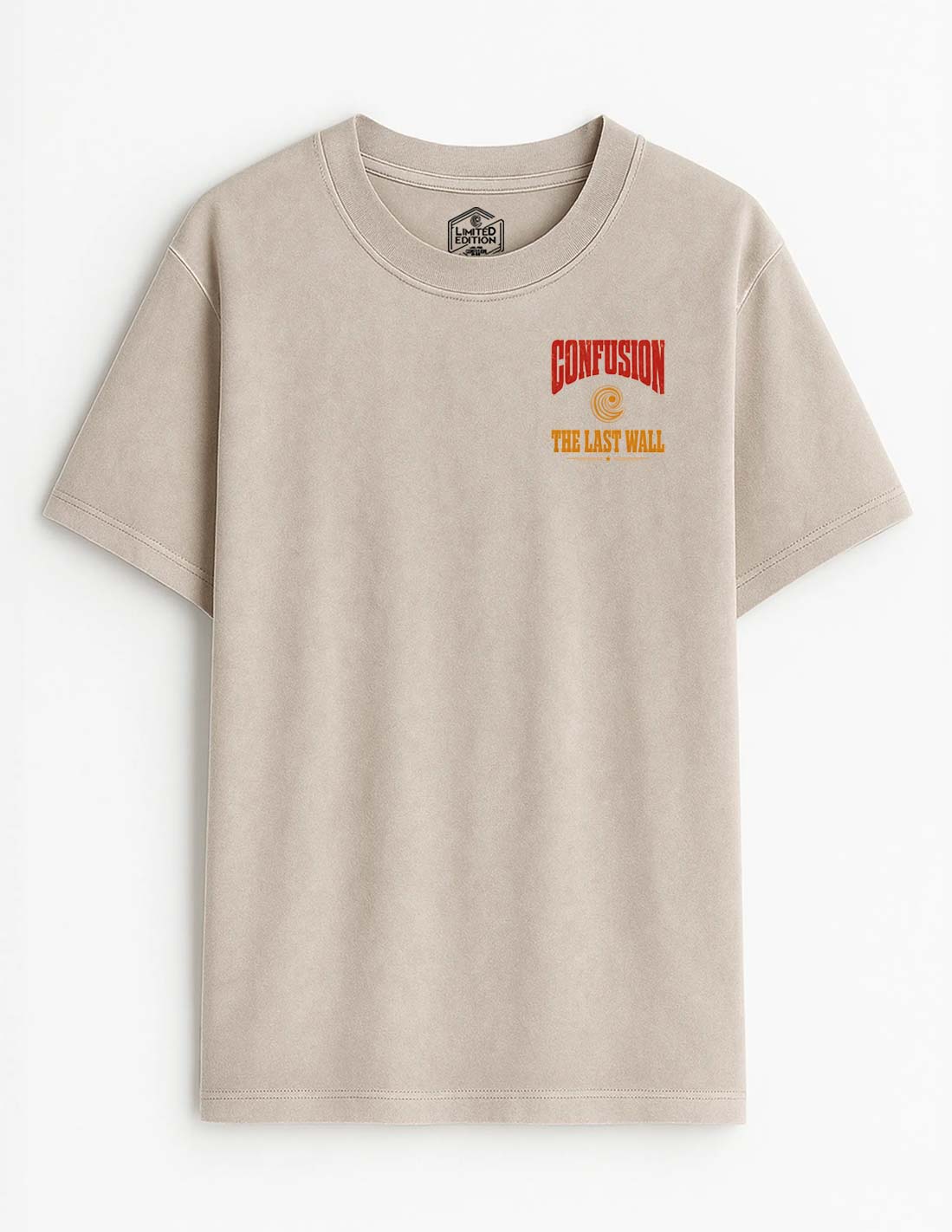 THE LAST WALL TEE STRING OVERSIZE HARD LAVADO PIEDRA