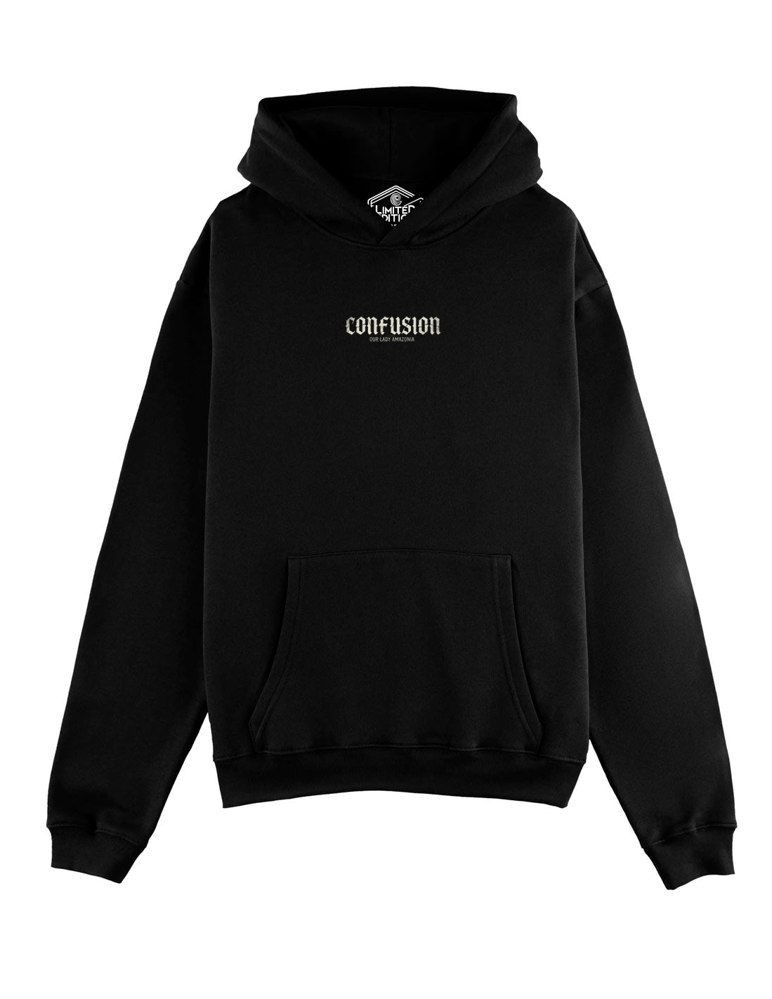 LADY AMAZONIA BLACK HOODIE
