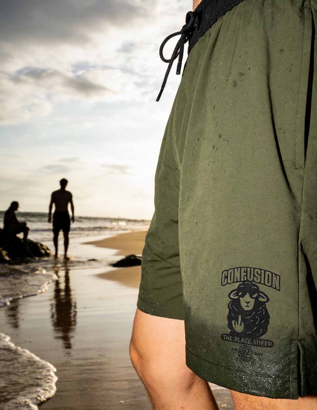 THE BLACK SHEEP GREEN SWIMSUIT LIMITED EDITION