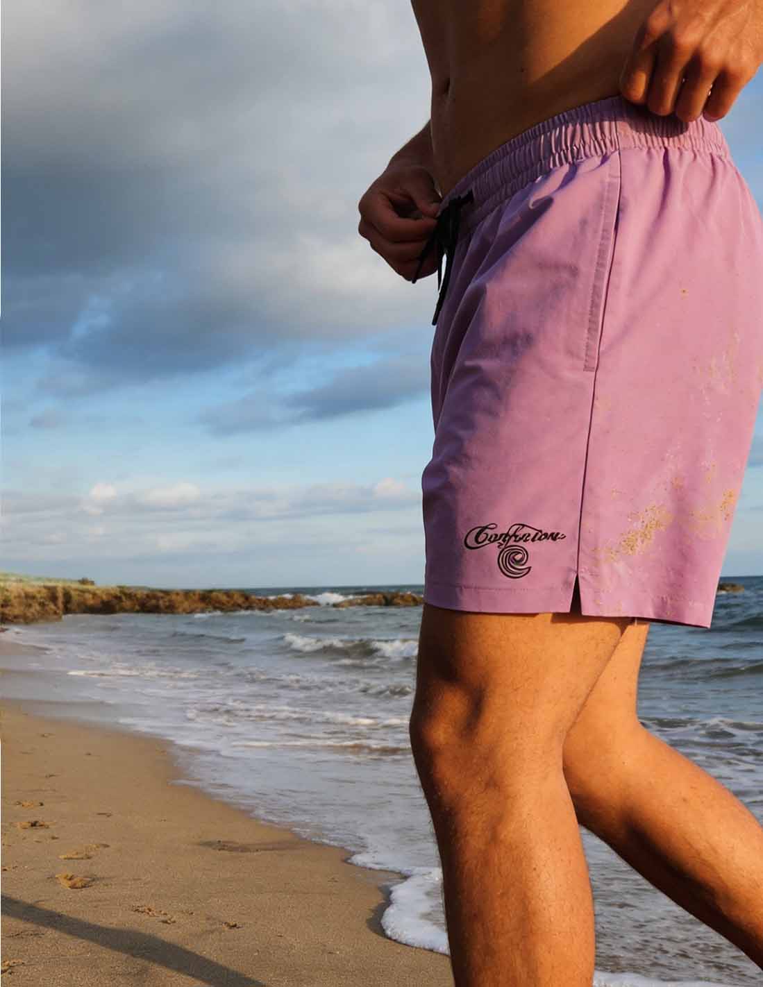 PURPLE SWIMSUITE LOGO CHICAN LIMITED EDITON