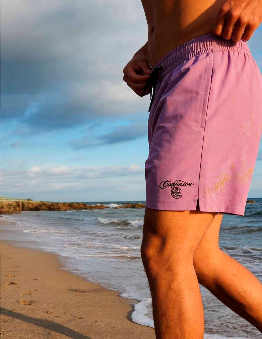 PURPLE SWIMSUITE LOGO CHICAN LIMITED EDITON