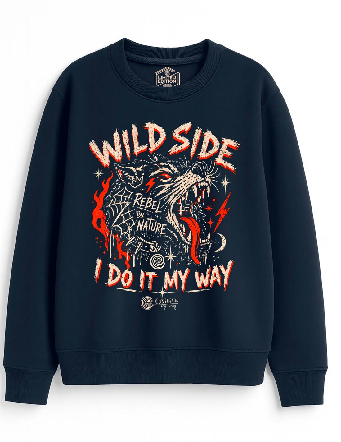 MALA INFLUENCIA MARITIEME BLUE CREWNECK