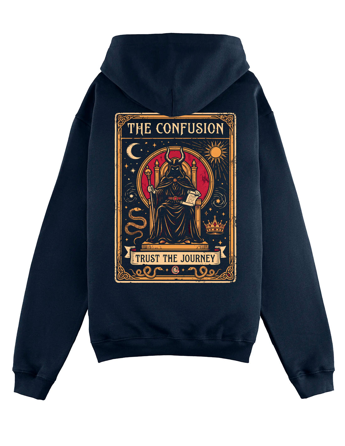 TRUST THE JOURNEY MARITIME BLUE HOODIE