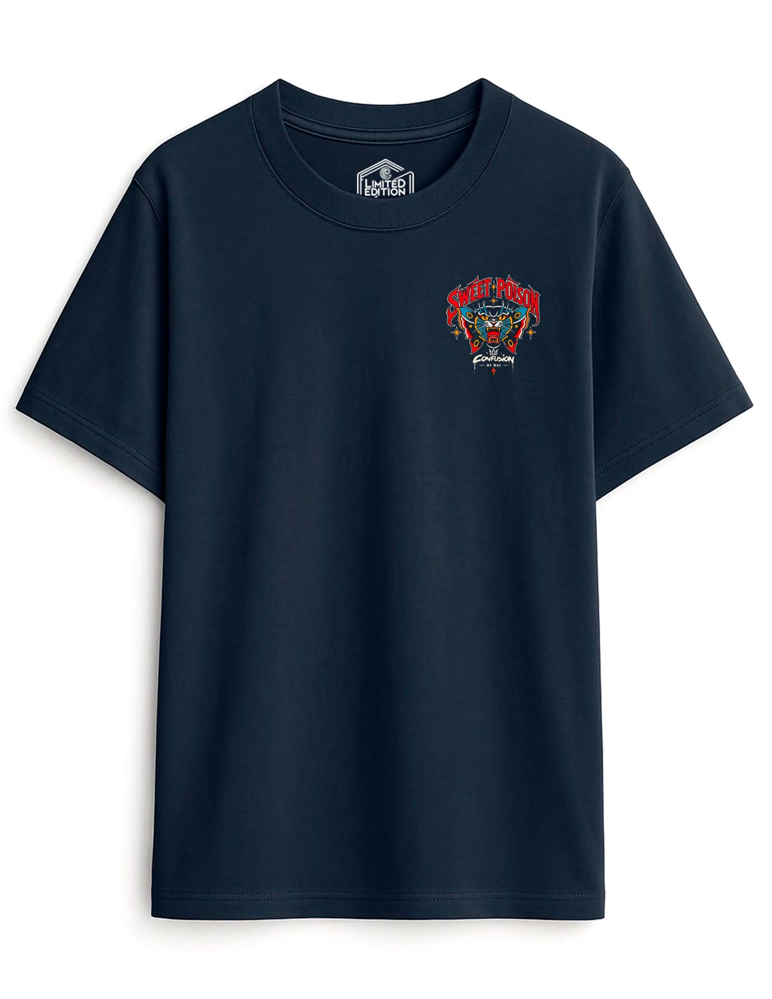 SWEET POISON MARITIME BLUE TEE OVERSIZE