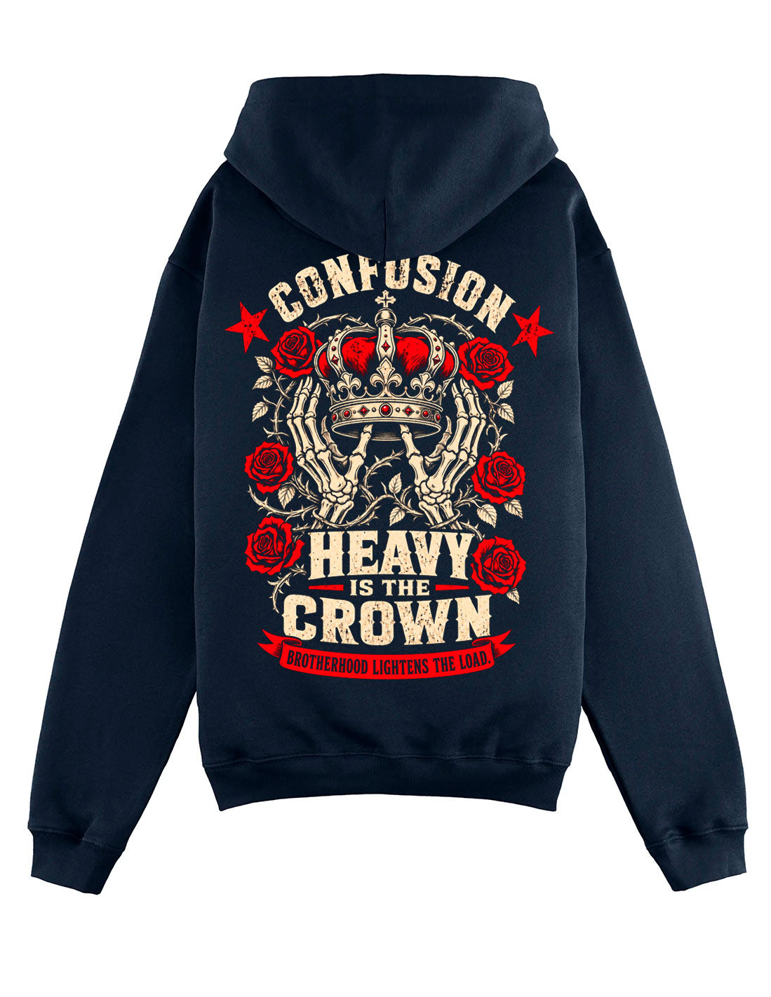 HEAVY MARITIME BLUE HOODIE