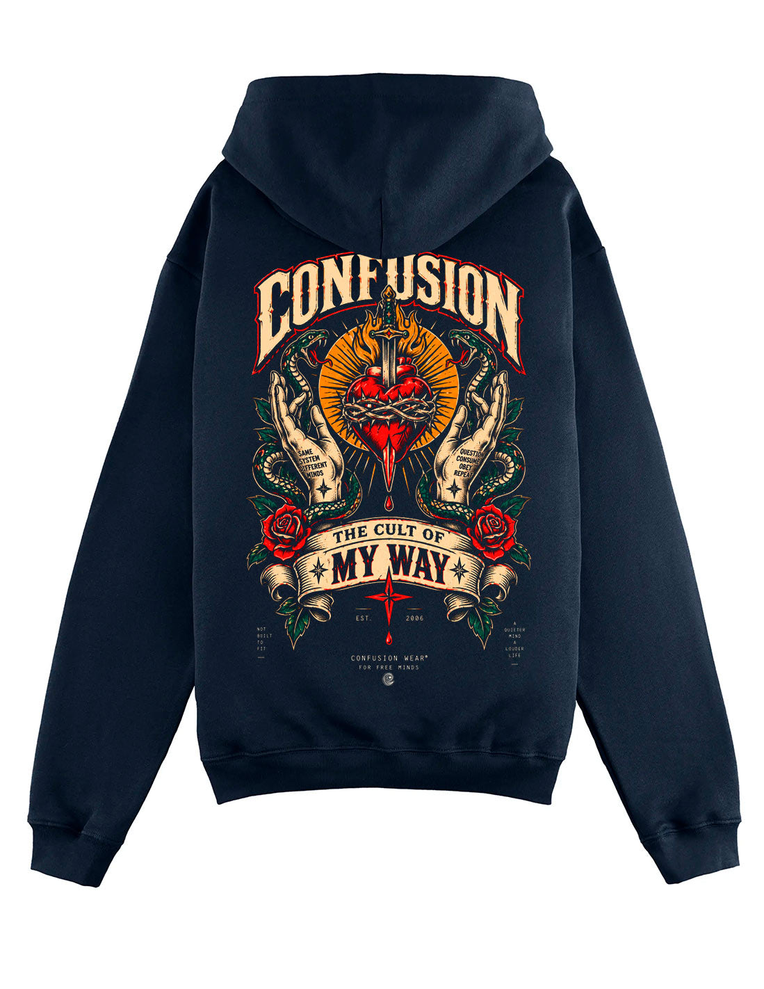 THE CULT MARITIME BLUE HOODIE