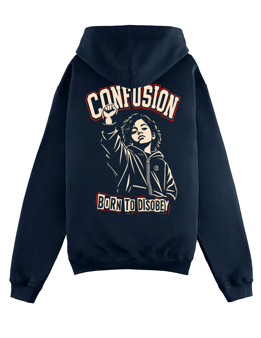 BORN TO DISOBEY MARITIME BLUE HOODIE