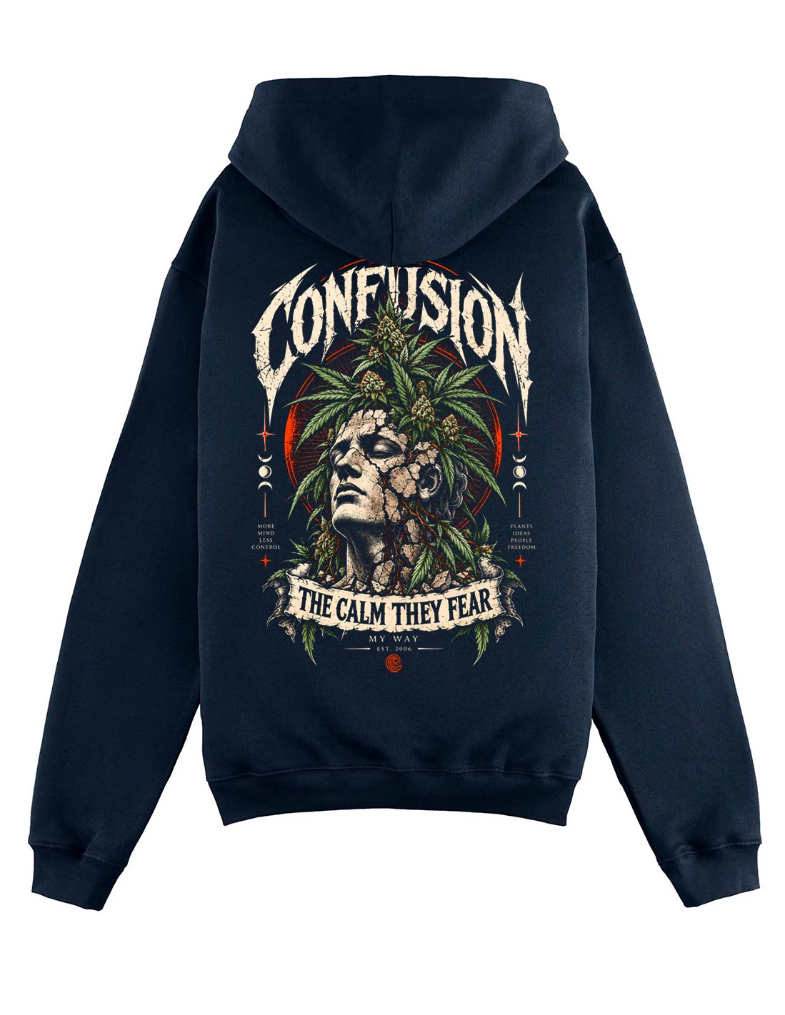 THE CALM MARITIME BLUE HOODIE