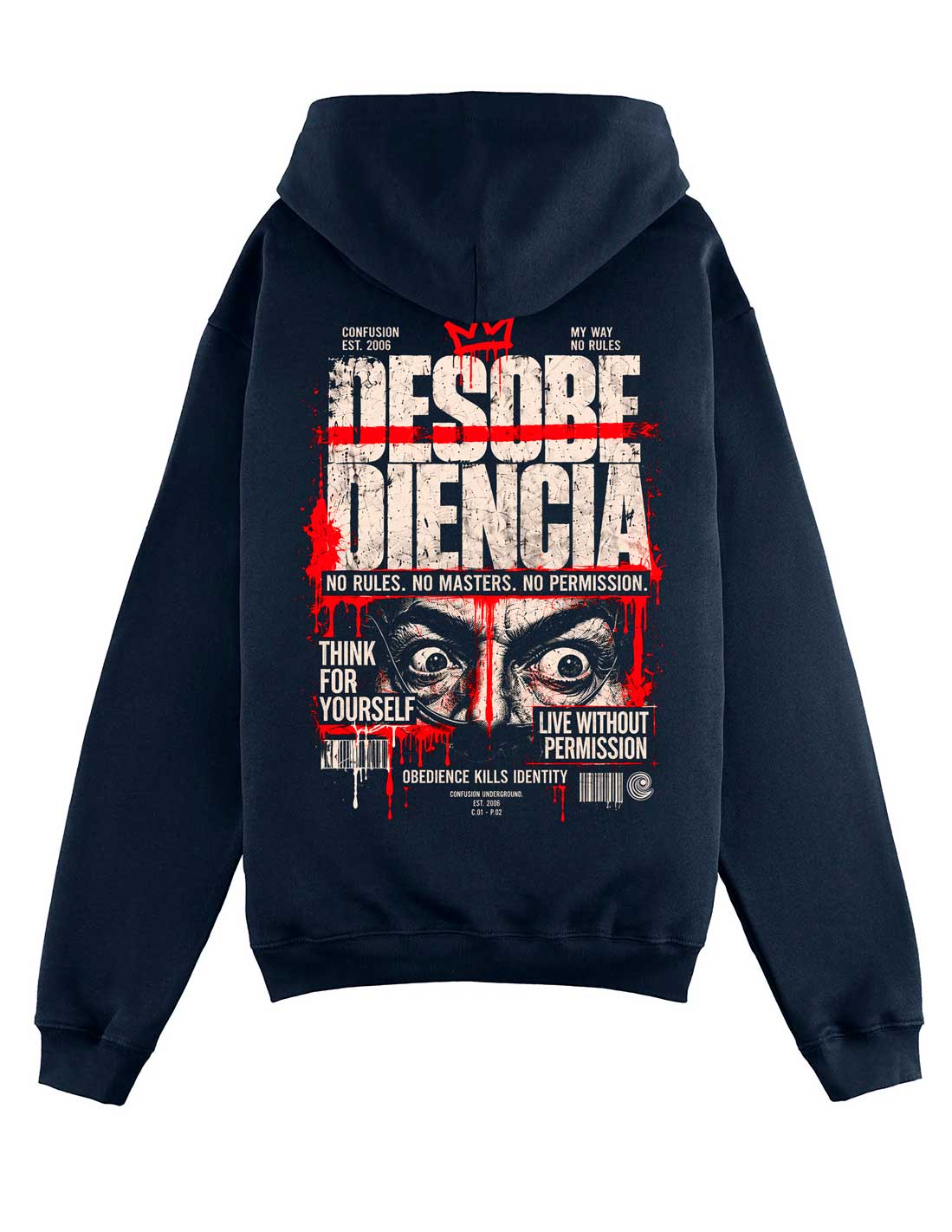 DESOBEDECE MARITIME HOODIE OVERSIZE