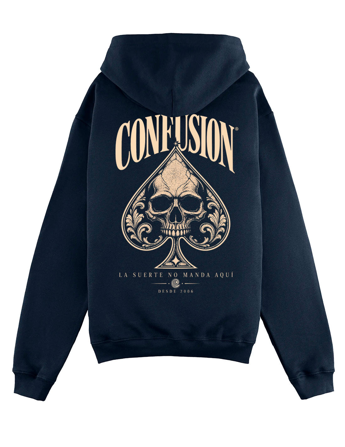 NO LUCK MARITIME BLUE HOODIE