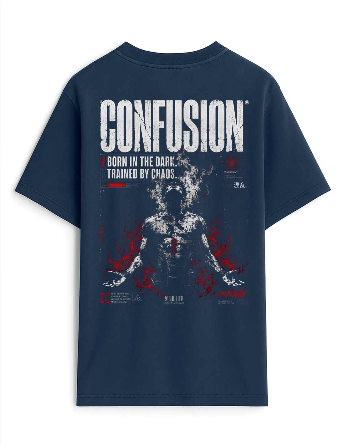 BORN IN THE DARK MARITIME TEE OVERSIZE LAVADO A LA PIEDRA