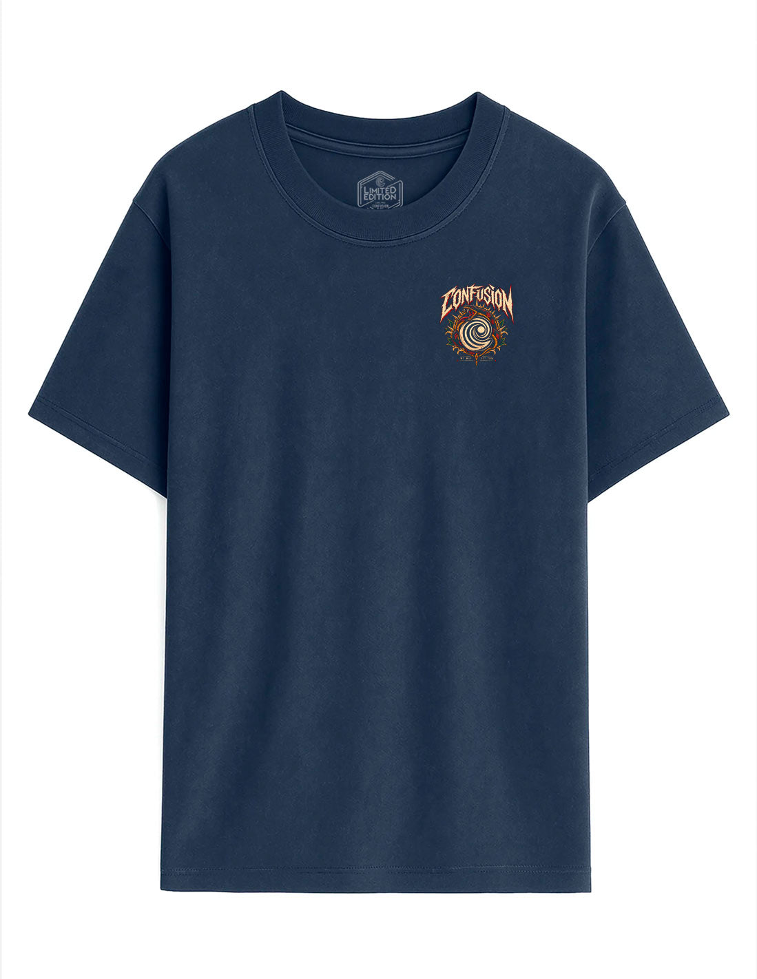 DEATH BEFORE OBEDIENCE MARITIME TEE OVERSIZE LAVADO A LA PIEDRA
