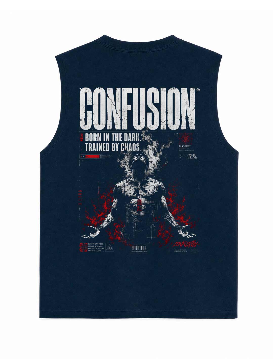 BORN IN THE DARK MARITIME BLUE TANK