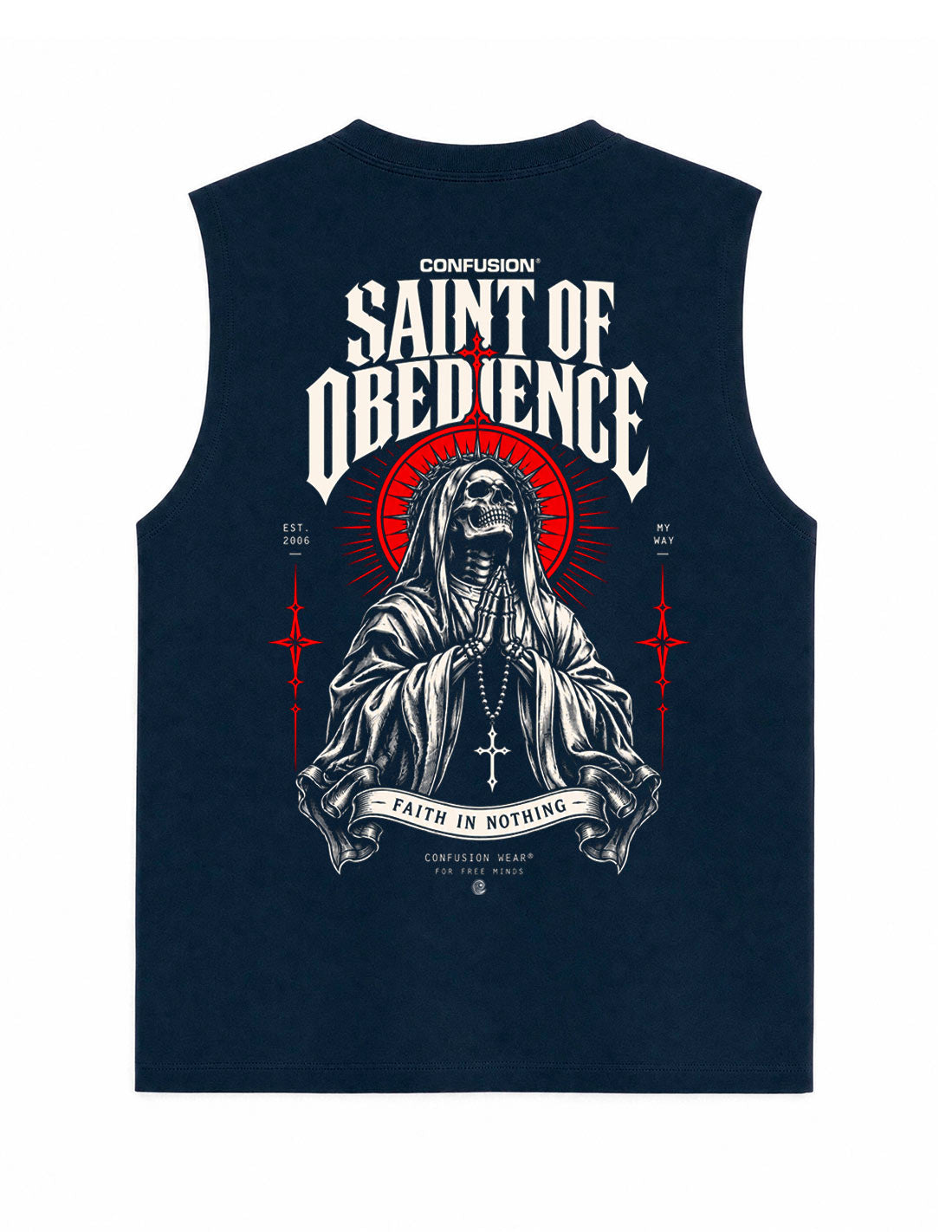 SAINT OF OBEDIENCE MARITIME BLUE TANK