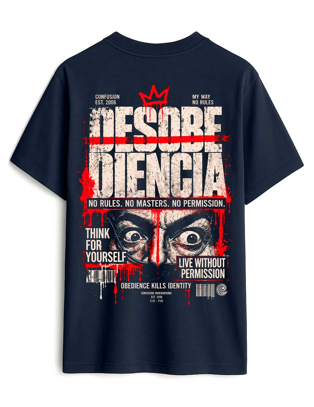 DESOBEDECE MARITIME TEE OVERSIZE