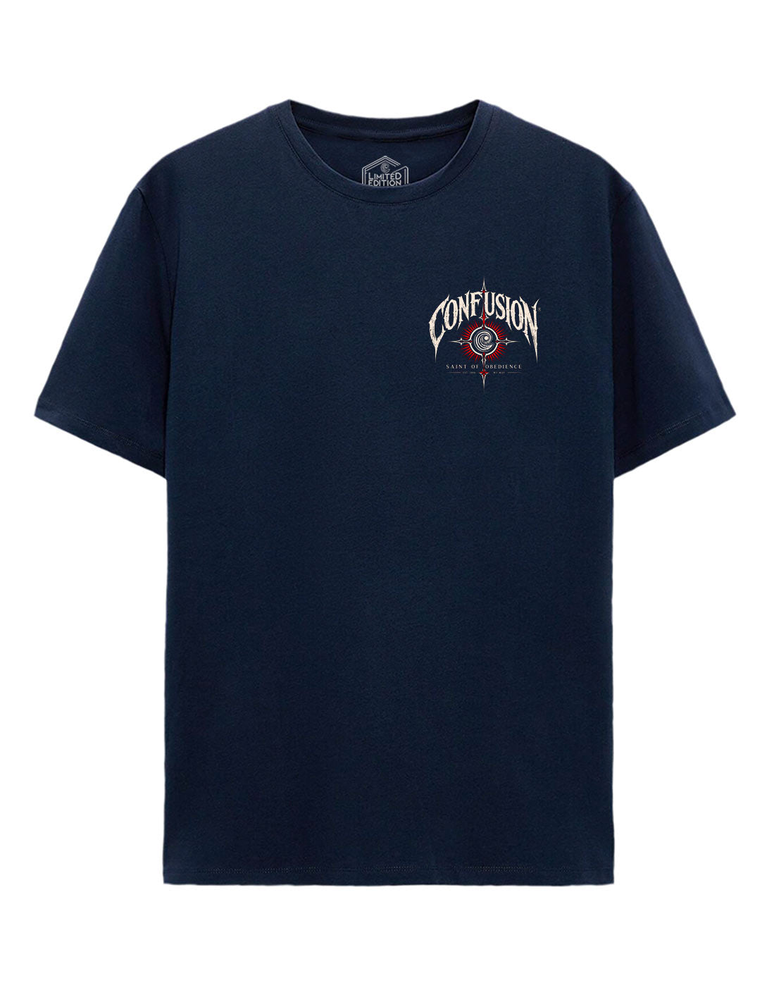 SAINT OF OBEDIENCE MARITIME BLUE TSHIRT