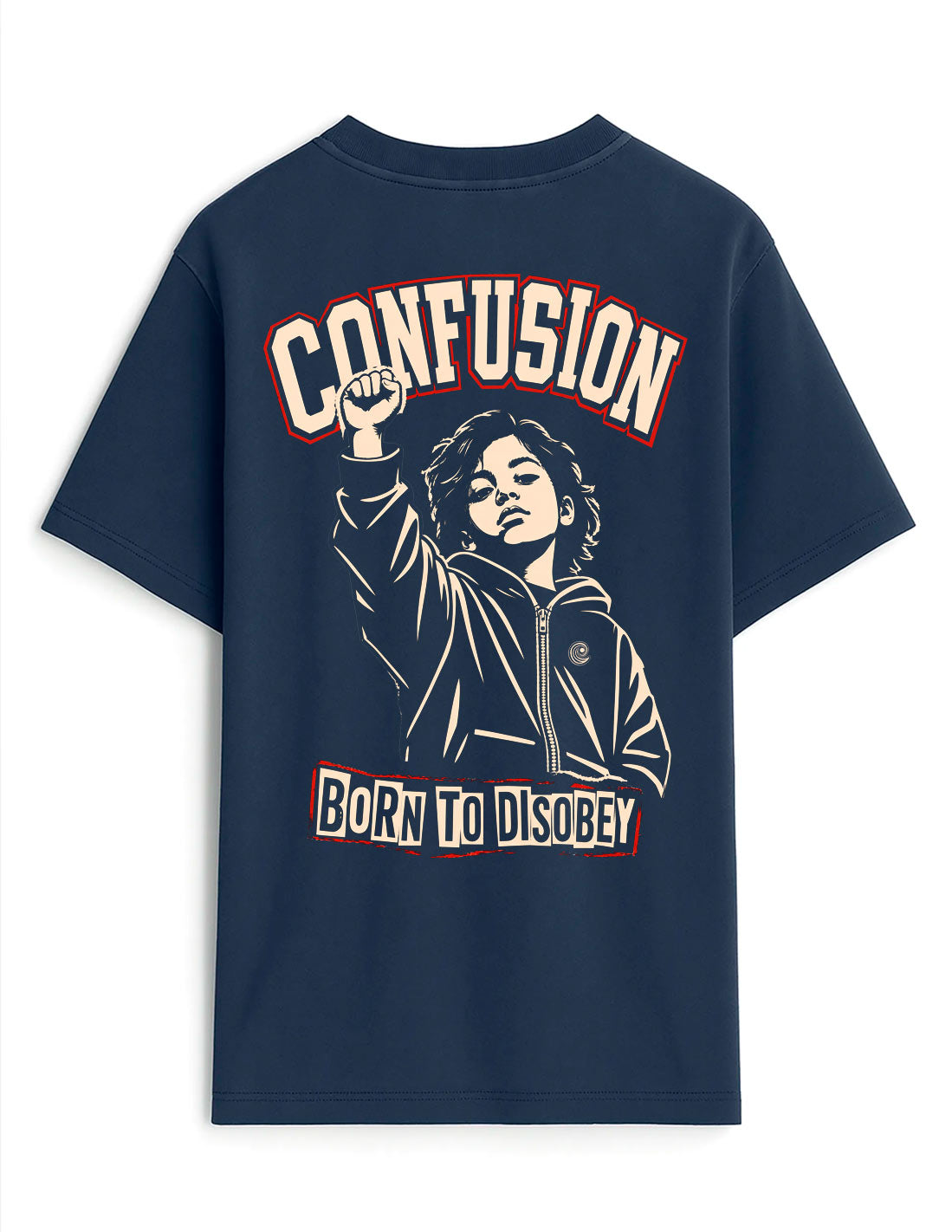 BORN TO DISOBEY MARITIME BLUE TSHIRT