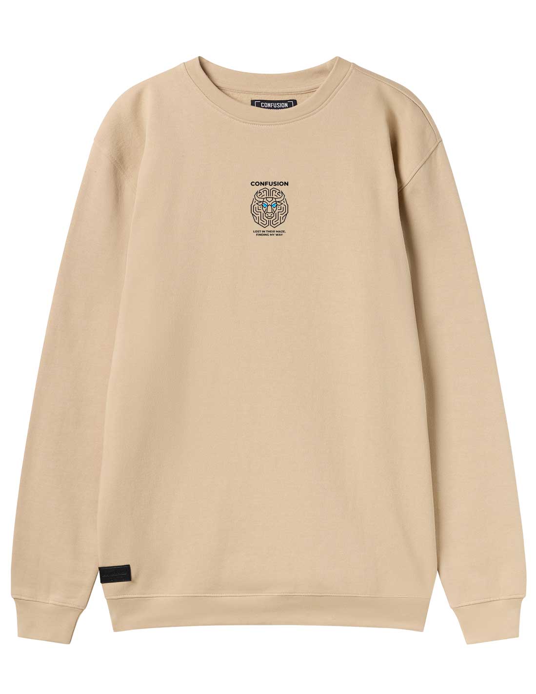 MAZE CREAM CREWNECK