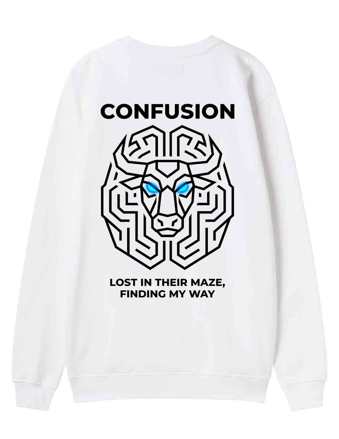 MAZE WHITE CREWNECK