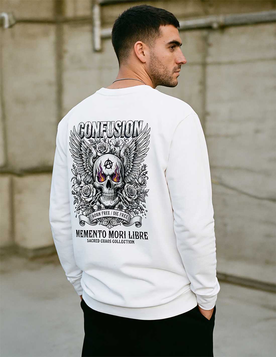 MEMENTO MORI LIBRE WHITE CREW