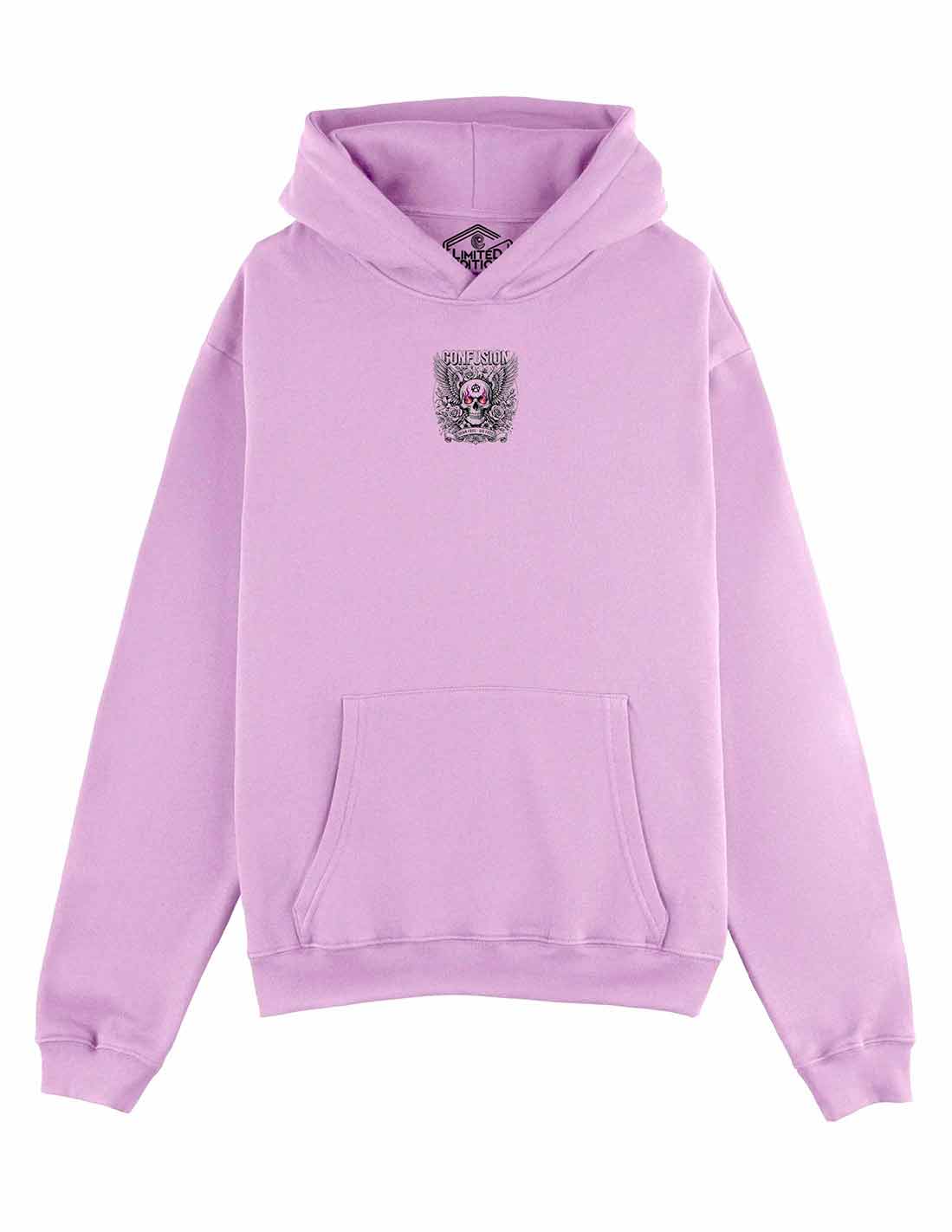 MEMENTO MORI LIBRE VIOLET HOODIE OVERSIZE