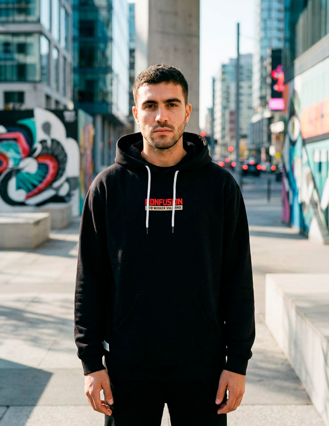 NETWORKER BLACK HOODIE