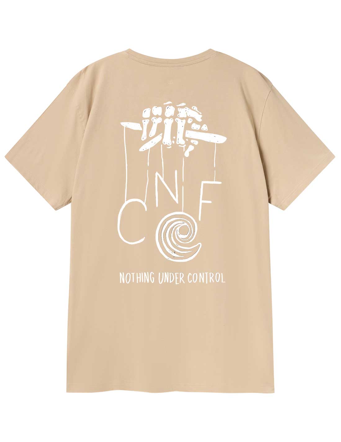 NO CONTROL CREAM TSHIRT LIMITED EDITION
